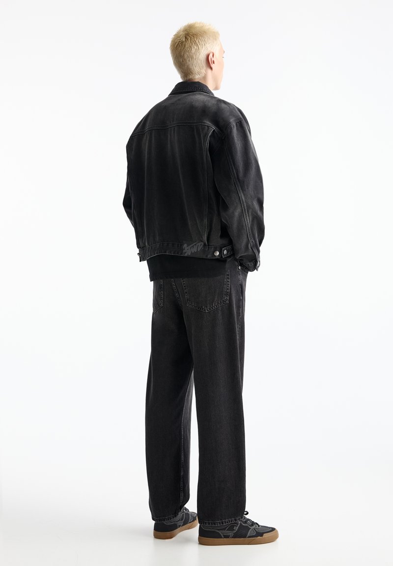 PULL&BEAR PULL&BEAR BAGGY FIT - Straight leg jeans - black Hotsell