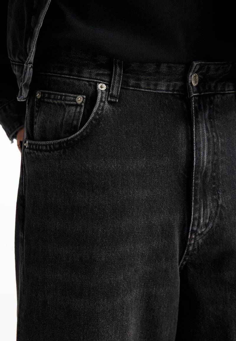PULL&BEAR PULL&BEAR BAGGY FIT - Straight leg jeans - black Hotsell