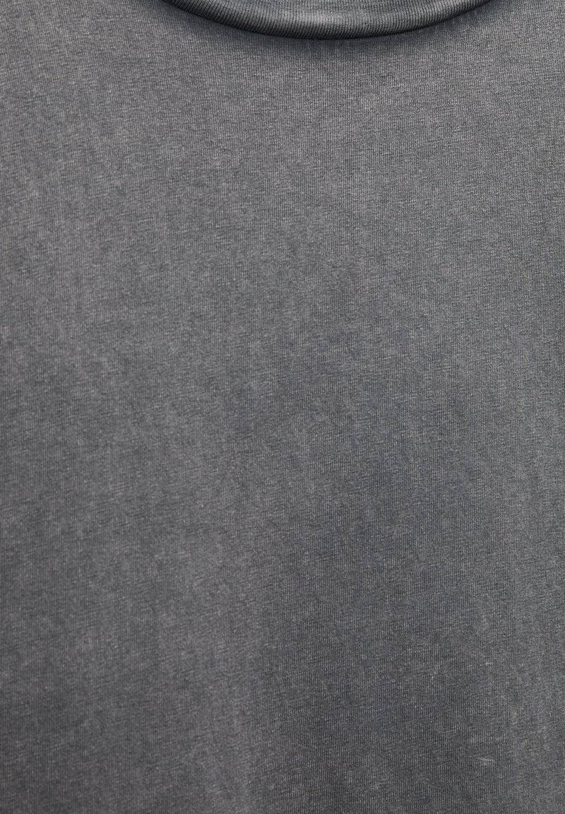 PULL&BEAR PULL&BEAR SHORT SLEEVE - Basic T-shirt - dark grey Schlussverkauf