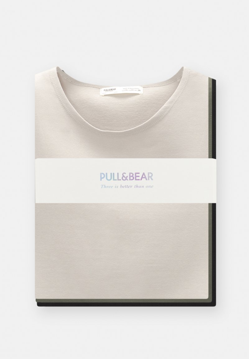 PULL&BEAR PULL&BEAR TRIPACK - Top - green Günstiger Verkauf