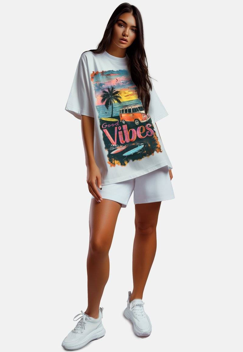 Reichstadt Reichstadt 24RSW057 SURFSIDE-VIBES - Print T-shirt - surfside vibes Fabrikpreis