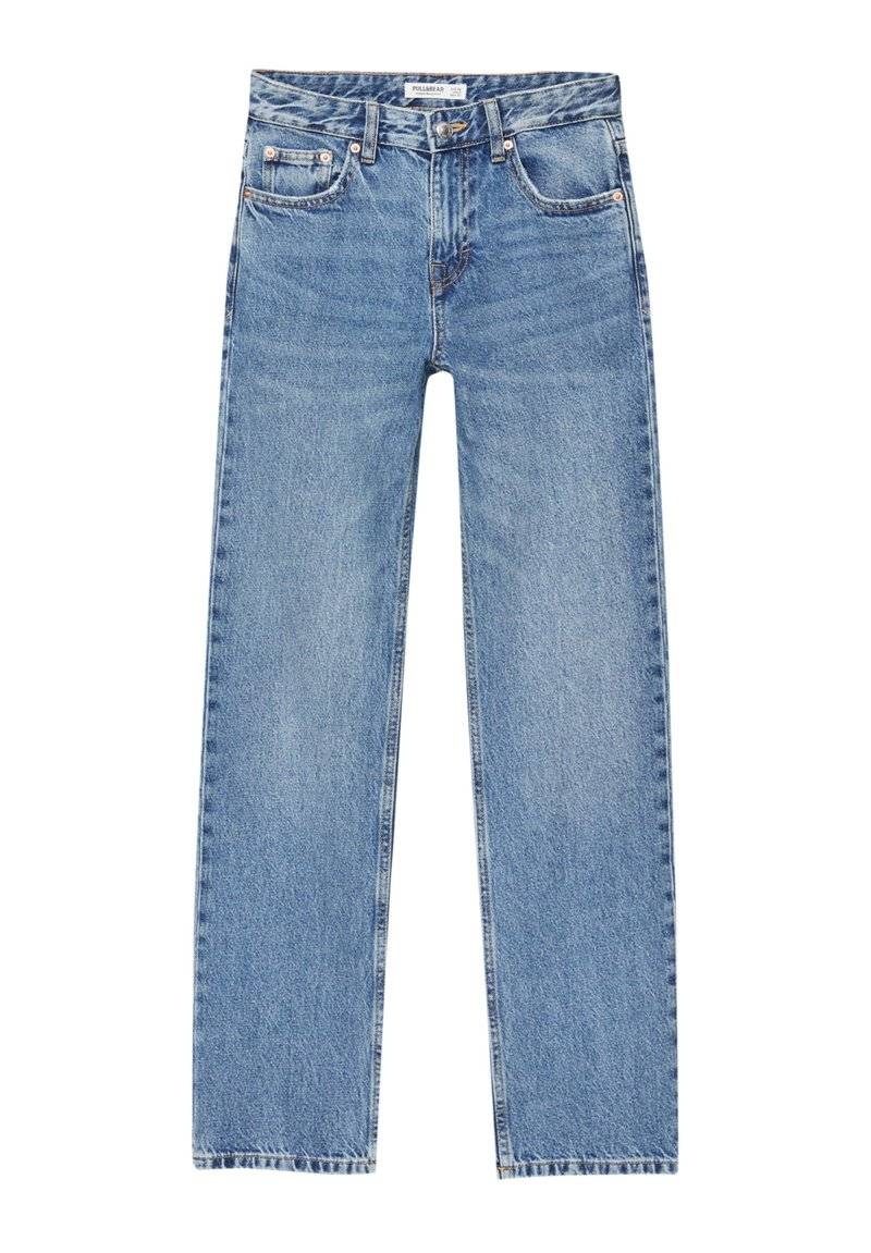 PULL&BEAR PULL&BEAR MID-WAIST - Straight leg jeans - blue denim Rabatt