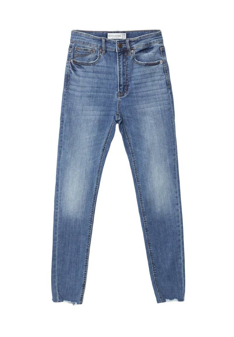 Stradivarius Stradivarius Jeans Skinny Fit - blue denim Großer Ausverkauf