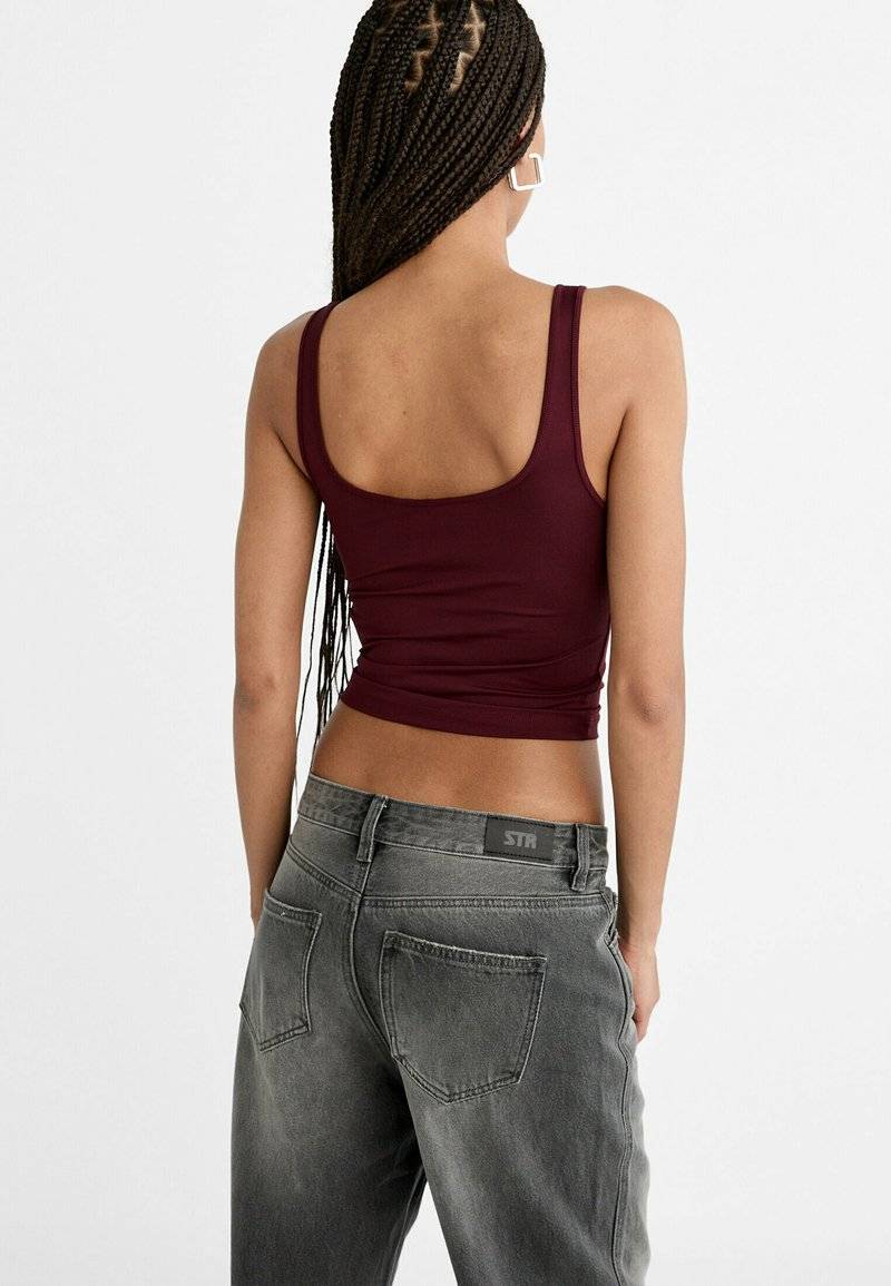 Stradivarius Stradivarius BAGGY JEANS 07356280 - Relaxed fit jeans - dark grey Exklusivangebot