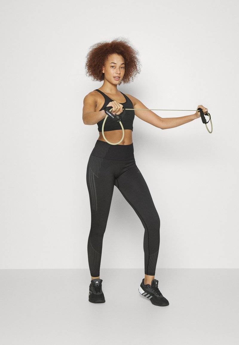 adidas Performance adidas Performance SEAMLESS BRANDED 7/8 - Leggings - black Kostenlose Rückgabe