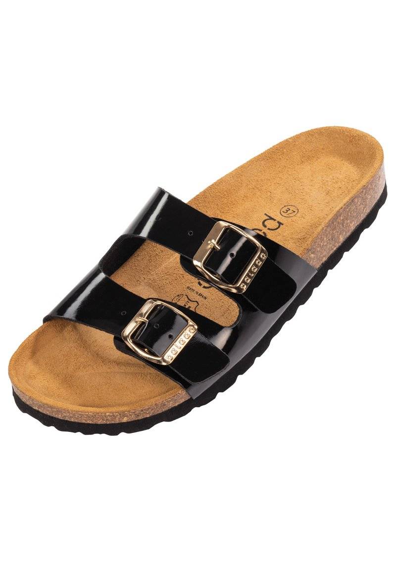 Palado Palado MILOS - Mules - lack schwarz Fabrikverkauf