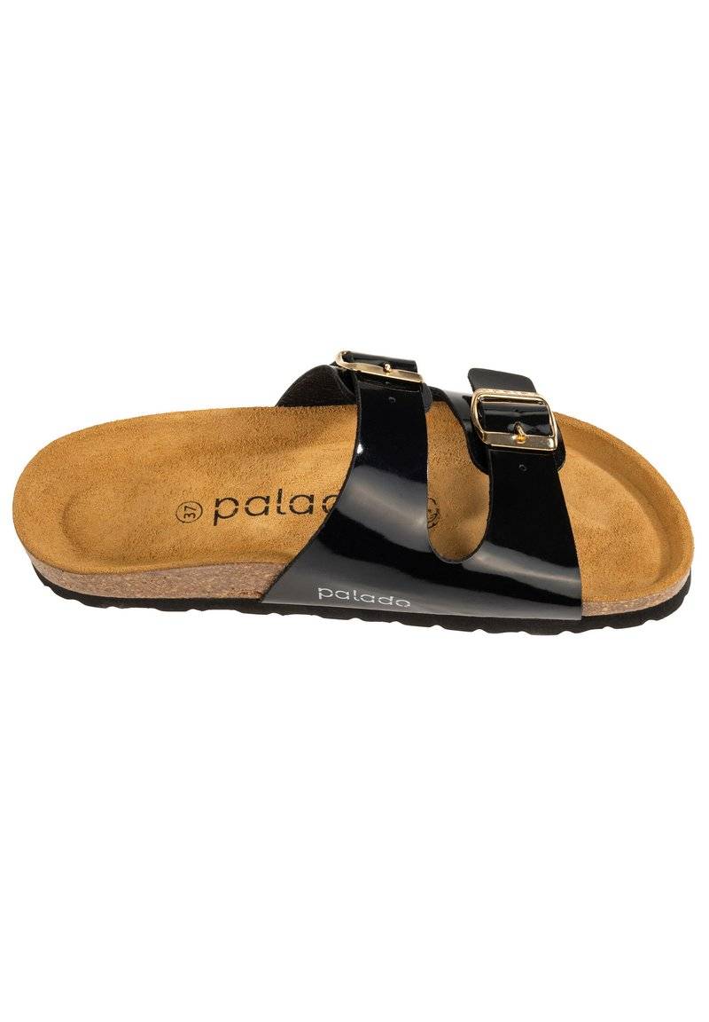 Palado Palado MILOS - Mules - lack schwarz Fabrikverkauf