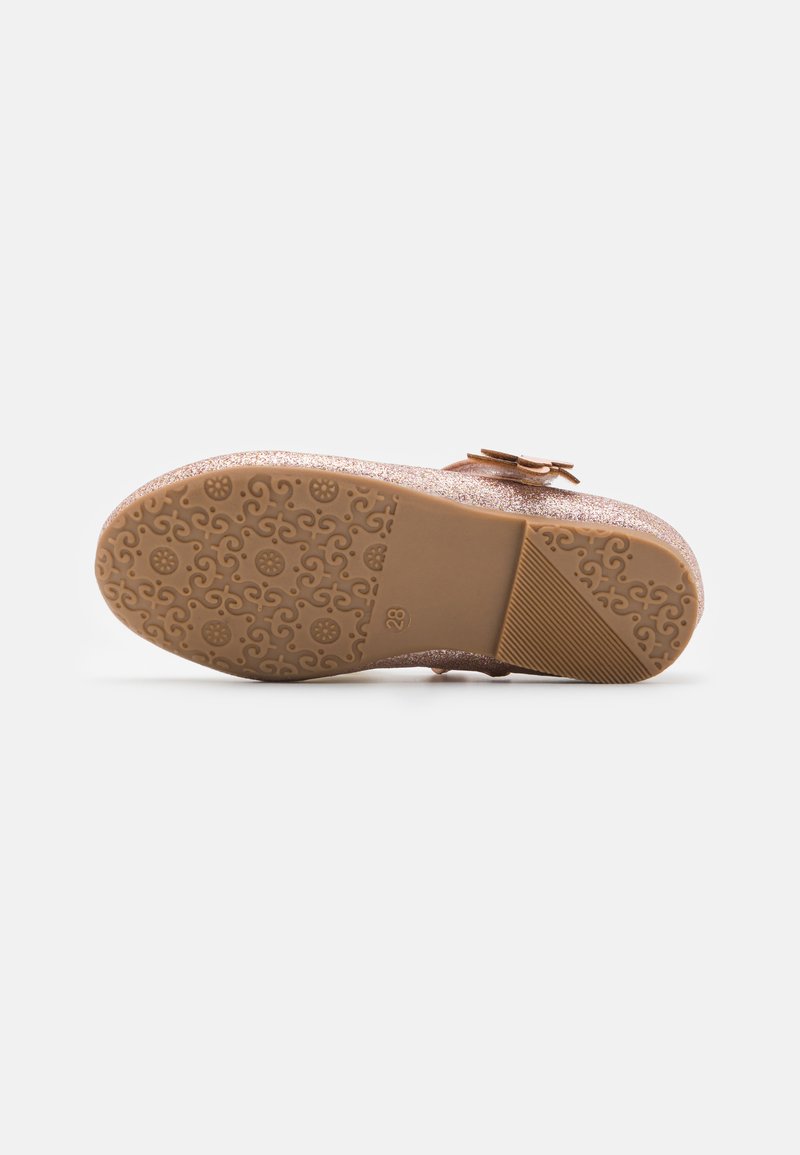 Friboo Friboo Ankle strap ballet pumps - rose gold Meist gekauft