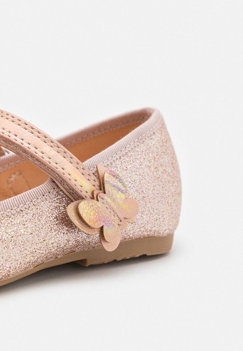 Friboo Friboo Ankle strap ballet pumps - rose gold Meist gekauft