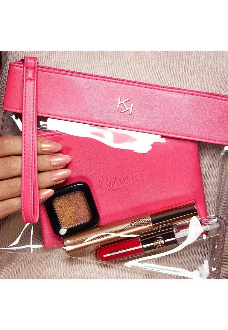 KIKO Milano KIKO Milano TRANSPARENT BEAUTY CASE - Makeup accessory - 002 fuchsia Online Outlet