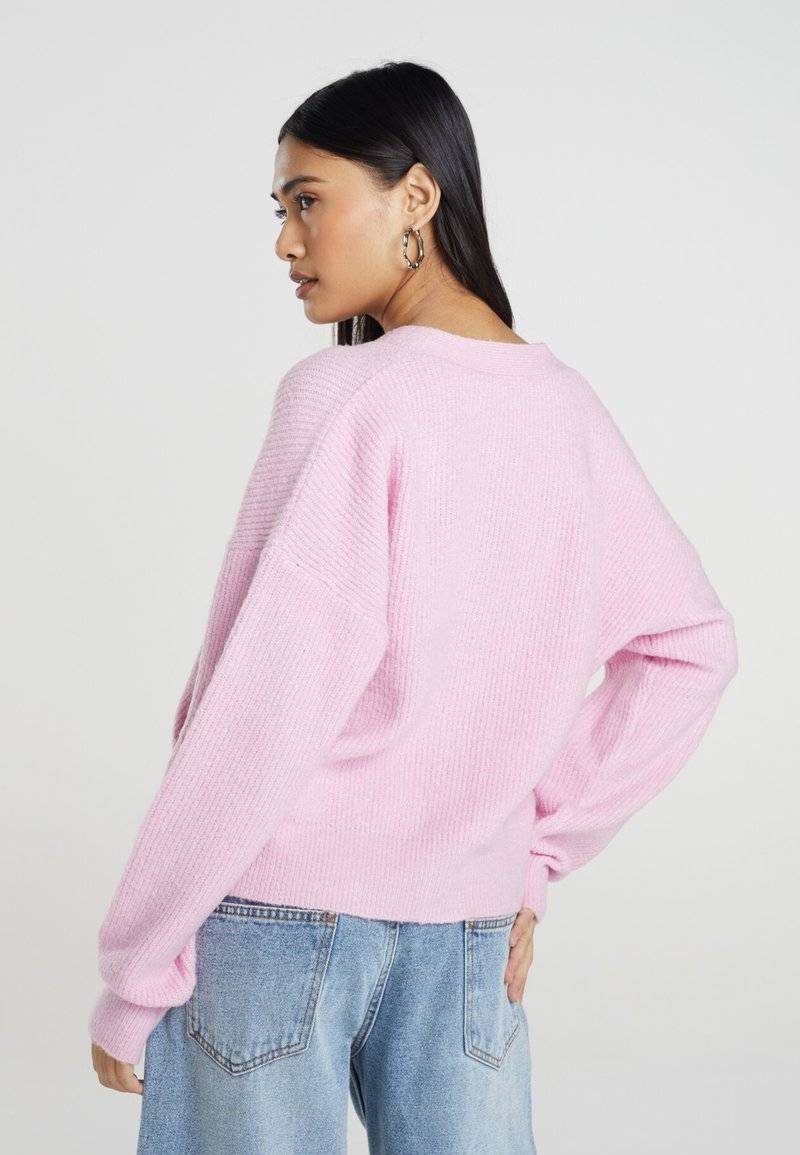 Brave Soul Brave Soul LKC-230DAFFIE - Cardigan - pink Begrenzte Freigabe