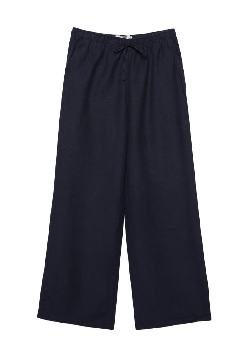 Stradivarius Stradivarius LOOSE-FITTING - Trousers - dark blue Letzte 2 Tage