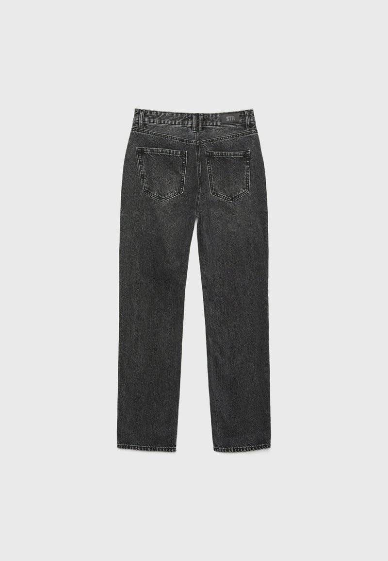 Stradivarius Stradivarius Straight leg jeans - dark grey Letzter Tag