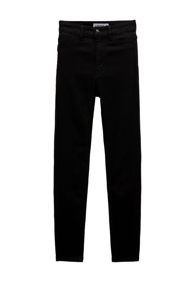PULL&BEAR PULL&BEAR HIGH WAIST - Jeans Skinny Fit - black Bis zu 60% Rabatt