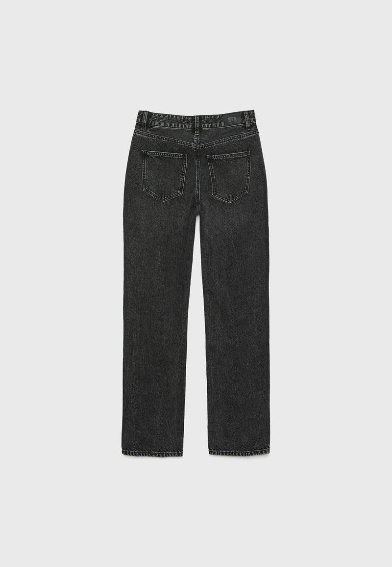 Stradivarius Stradivarius Straight leg jeans - dark grey Discount Store für neue Produkte