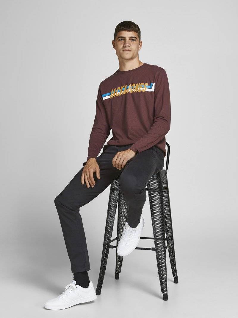 Jack & Jones Jack & Jones MARCO BOWIE - Chinos - black Fabrikladen