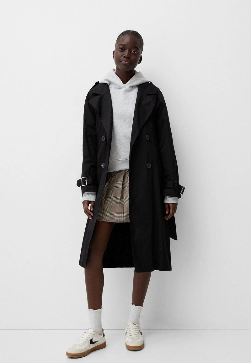 Bershka Bershka Trenchcoat - black