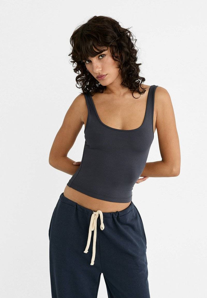 Stradivarius Stradivarius Top - dark blue