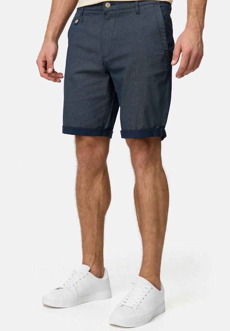 INDICODE JEANS INDICODE JEANS CUBA - Shorts - mottled blue Rabatte dieses Monats