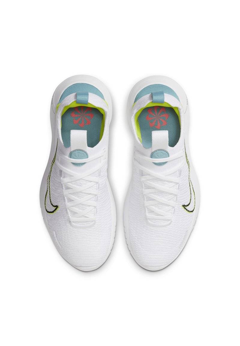 Nike Performance Nike Performance FREE RN FK NATURE - Minimalist running shoes - white denim turquoise cyber black 2025