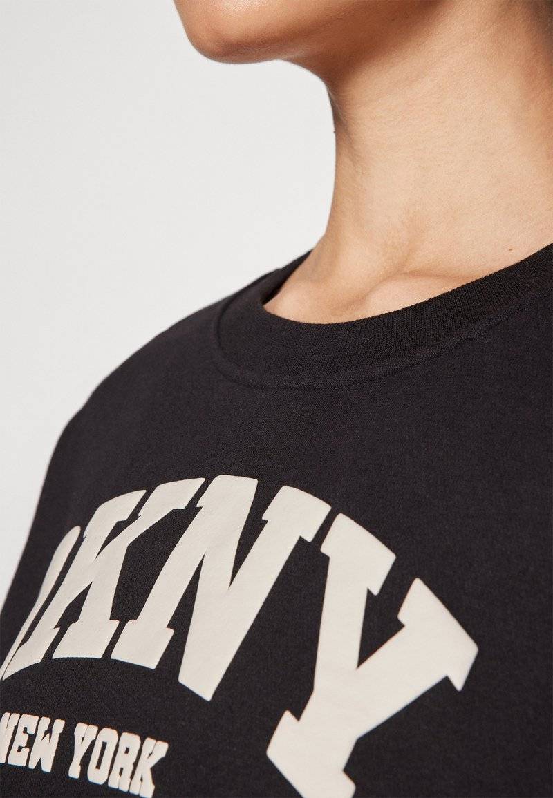 DKNY DKNY VARSITY PUFF LOGO SLEEVE - Sweatshirt Rabatt
