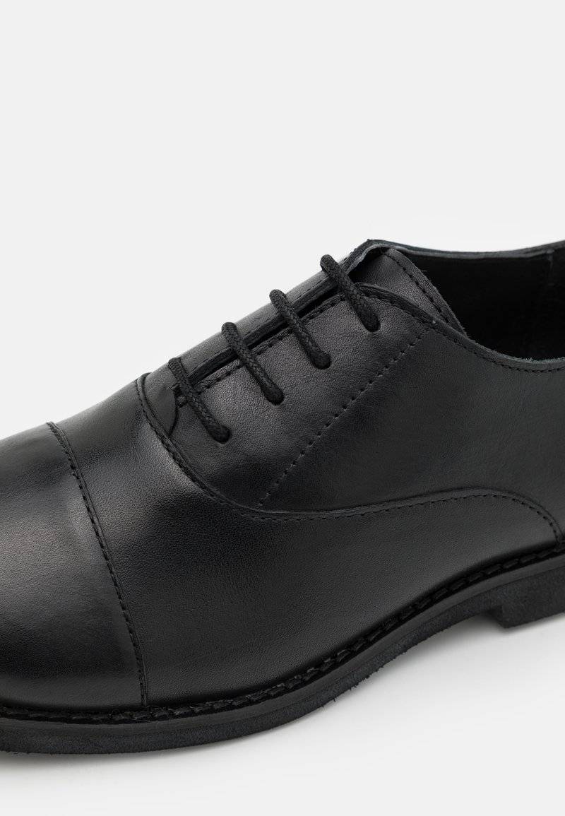 Friboo Friboo LEATHER - Lace-ups - black Online Outlet