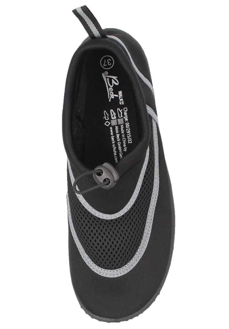 Beck Beck AQUA - Pool shoes - black Räumungsverkauf