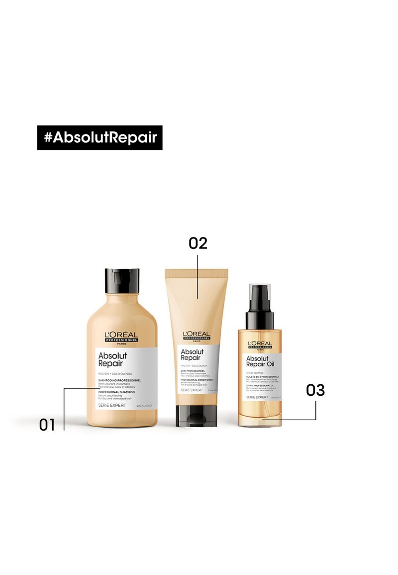 L'OREAL PROFESSIONNEL L'OREAL PROFESSIONNEL ABSOLUT REPAIR GOLD CONDITIONER - Conditioner Nur für heute