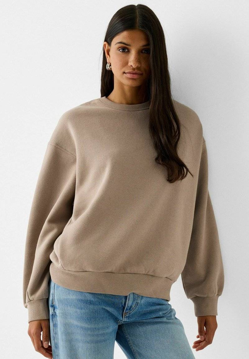 Bershka Bershka Sweatshirt - sand