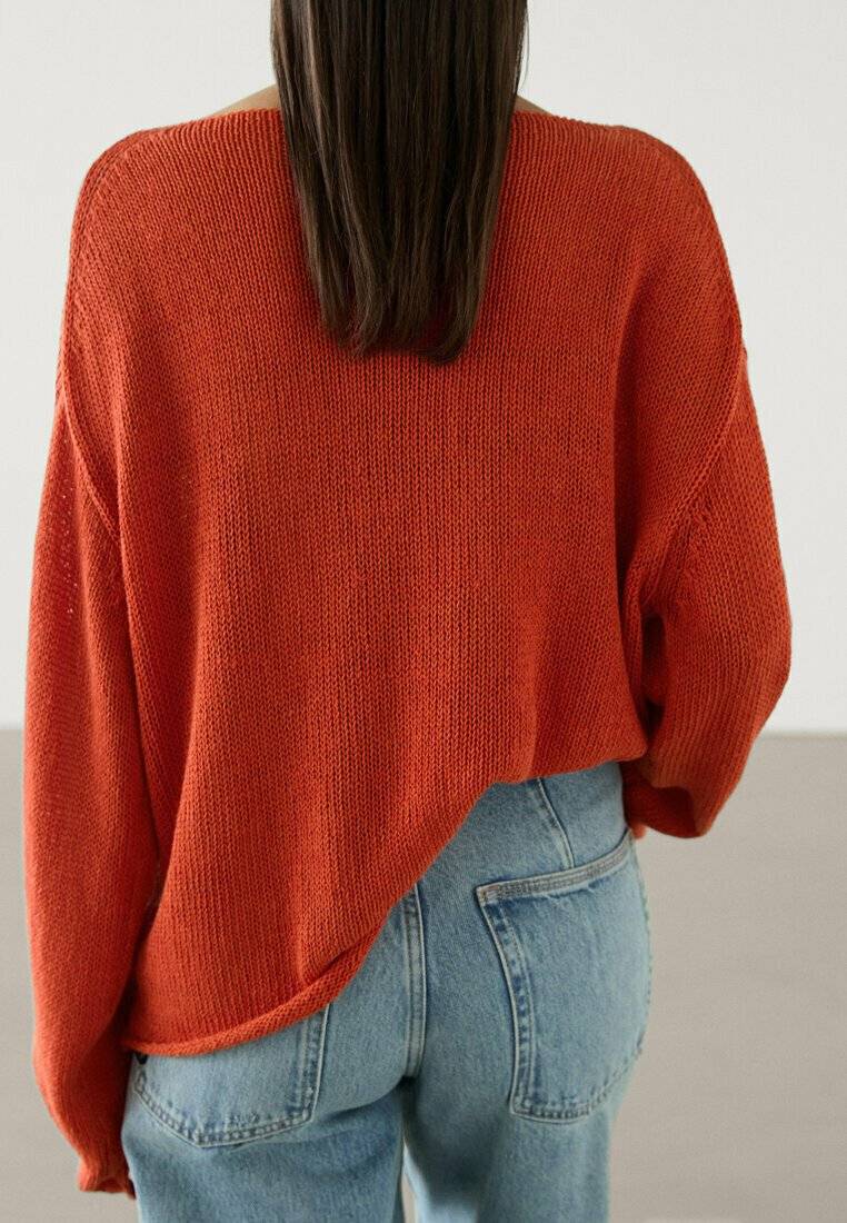 Massimo Dutti Massimo Dutti Jumper - red Im Verkauf