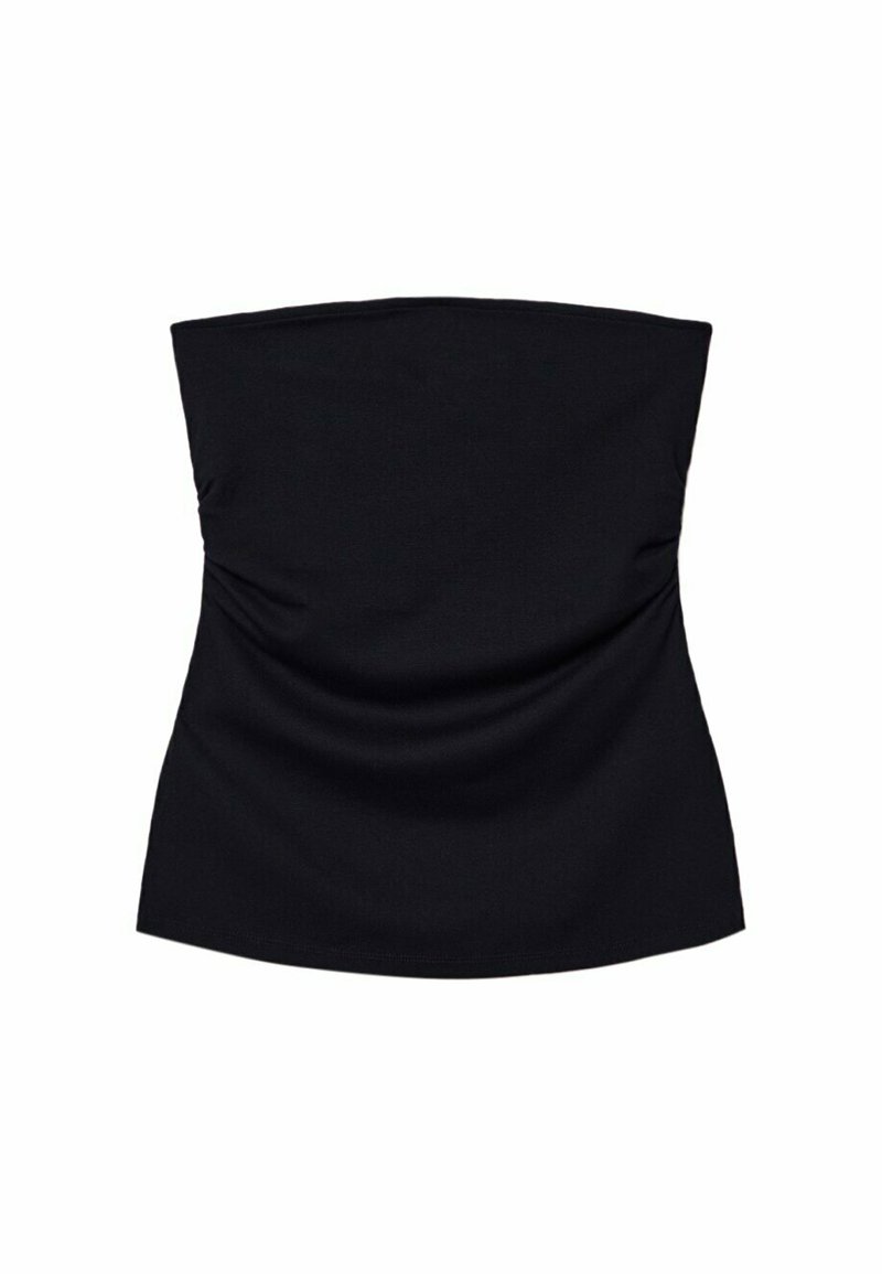 Stradivarius Stradivarius BANDEAU WITH SIDE VENTS - Top - black Online