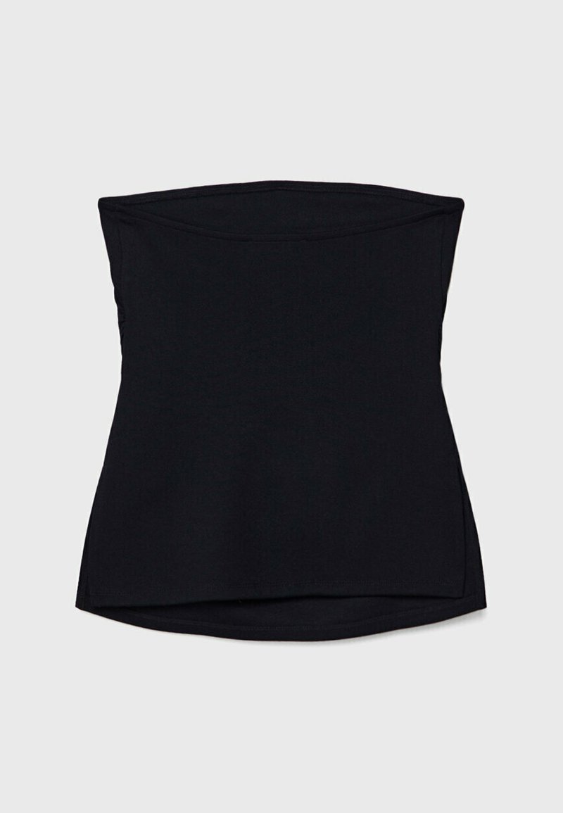 Stradivarius Stradivarius BANDEAU WITH SIDE VENTS - Top - black Online