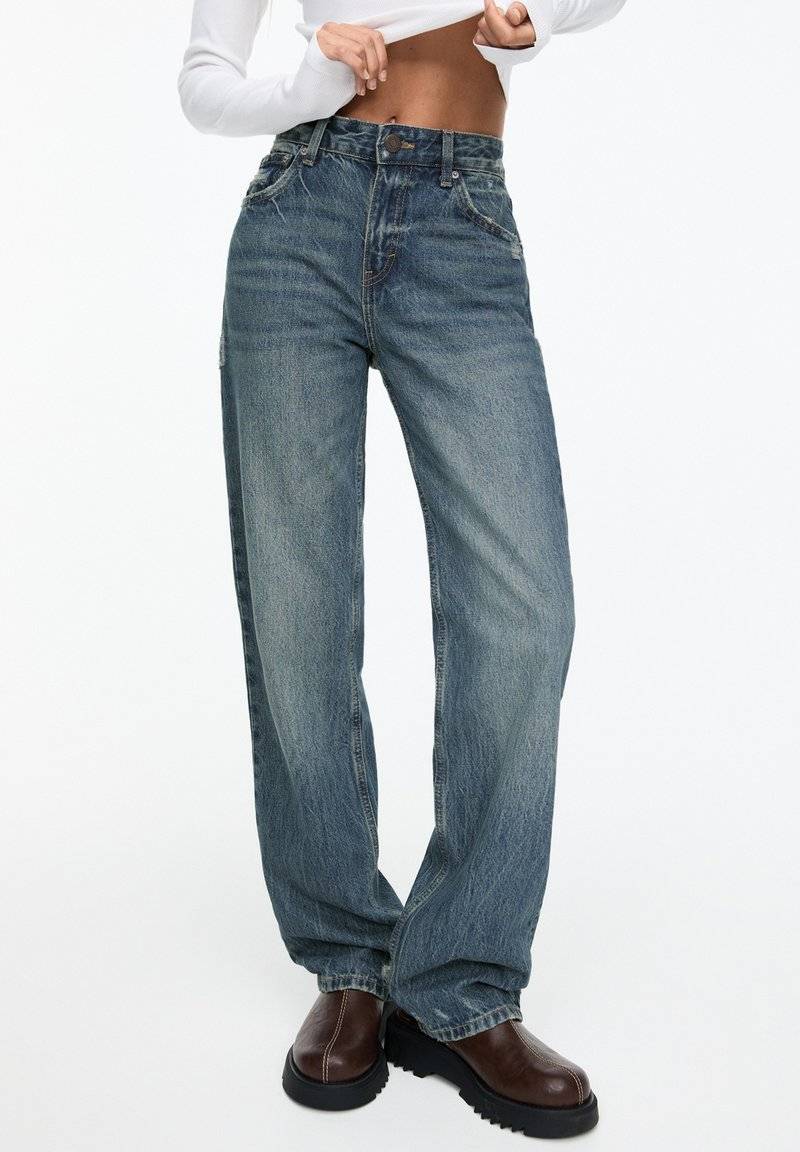 PULL&BEAR PULL&BEAR MID - Straight leg jeans - blue