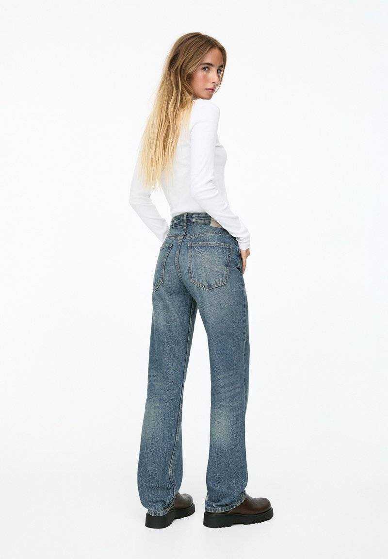 PULL&BEAR PULL&BEAR MID - Straight leg jeans - blue im Angebot