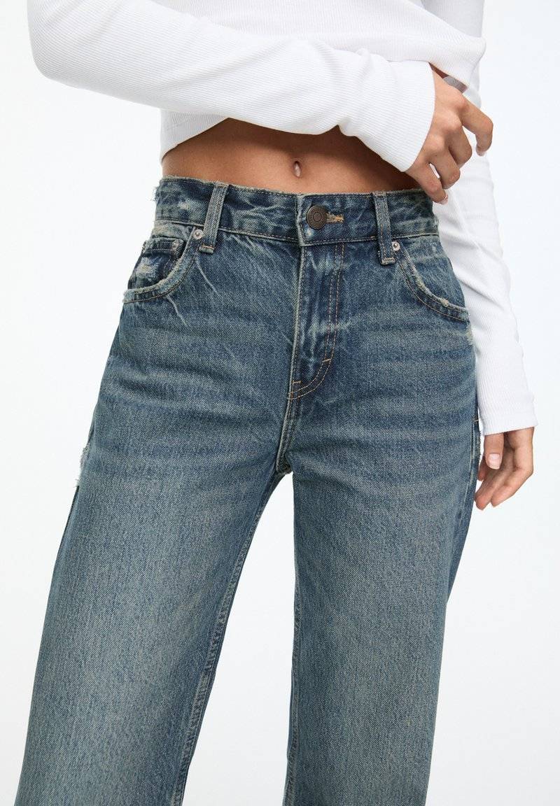PULL&BEAR PULL&BEAR MID - Straight leg jeans - blue im Angebot