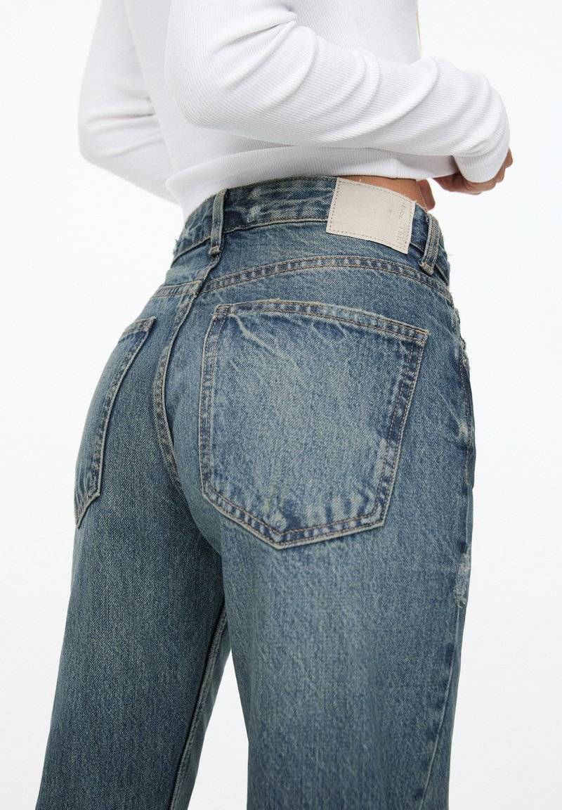PULL&BEAR PULL&BEAR MID - Straight leg jeans - blue im Angebot