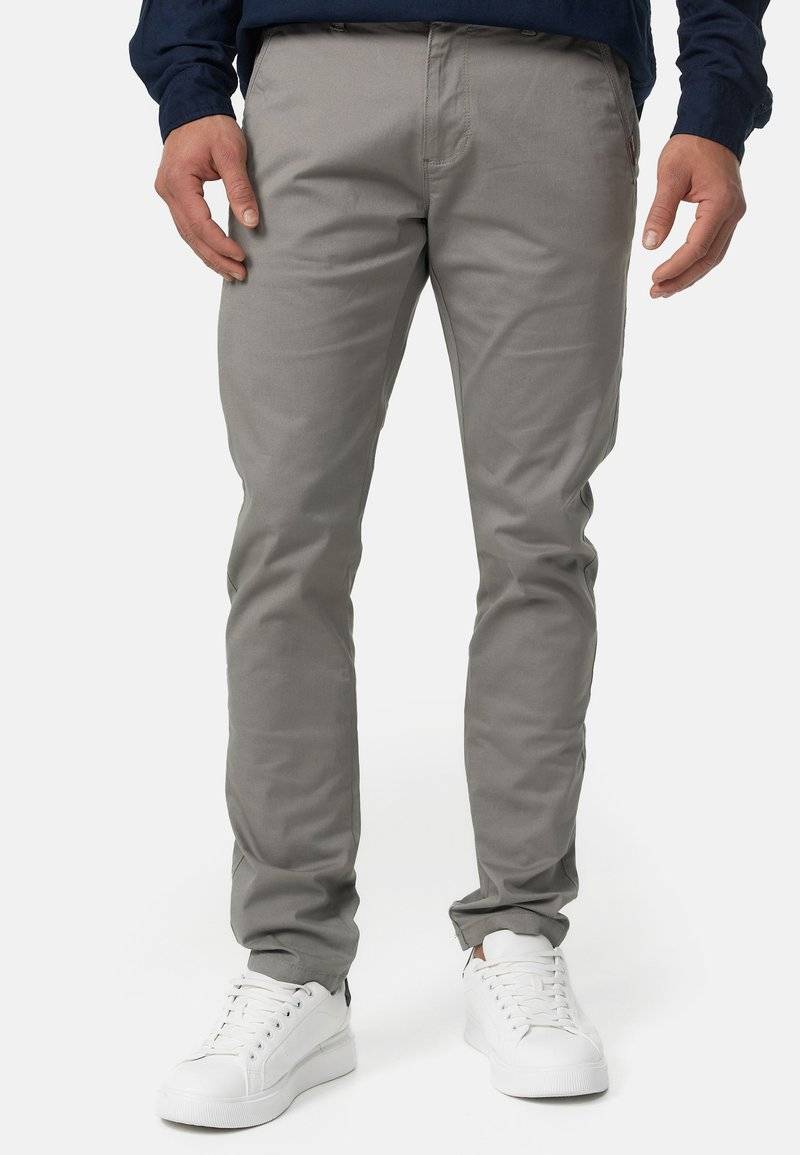 INDICODE JEANS INDICODE JEANS CHERRY - Chinos - light grey Günstiger Verkauf