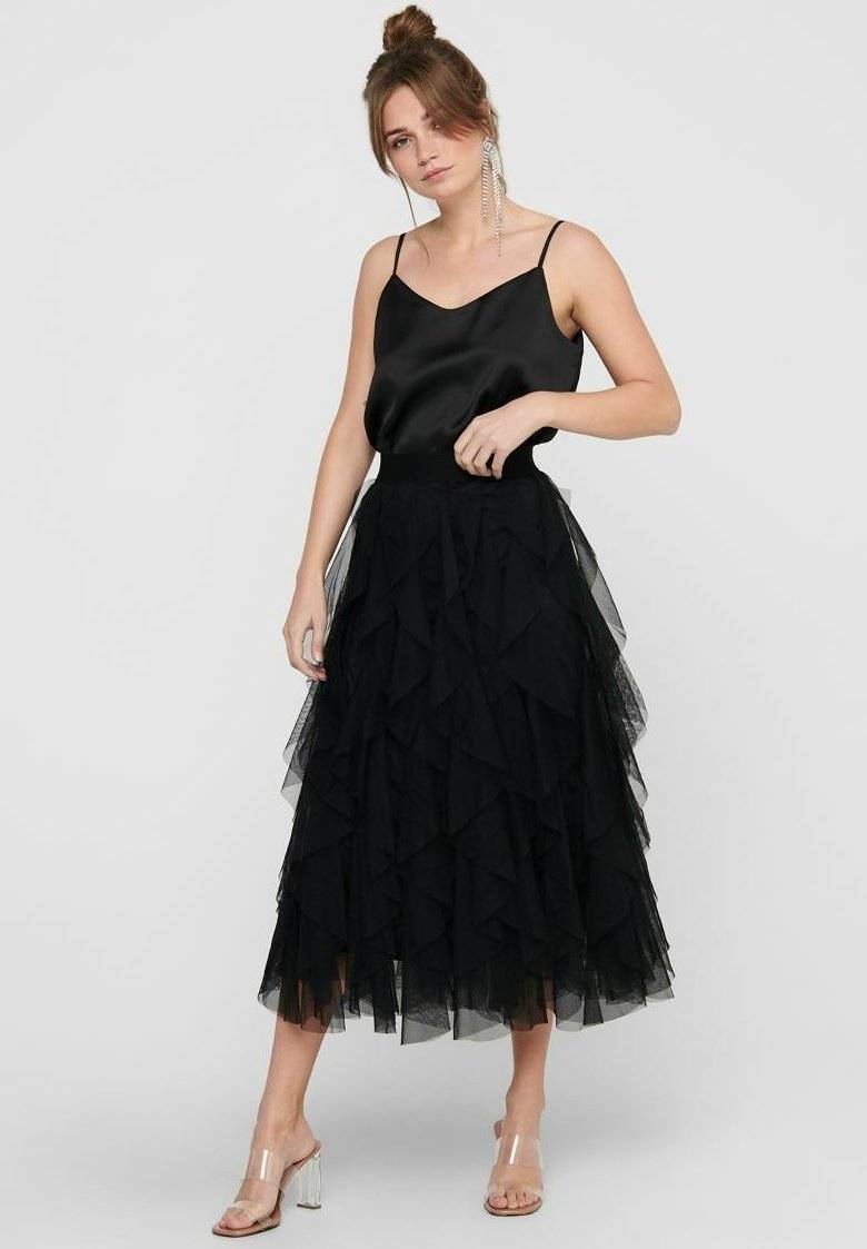ONLY ONLY ONLSKY SKIRT - A-line skirt - black