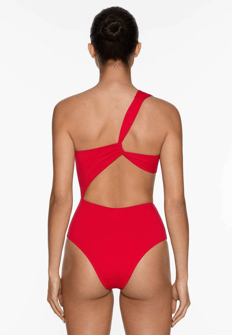 OYSHO OYSHO ASYMMETRIC - Swimsuit - red Fabrikpreis