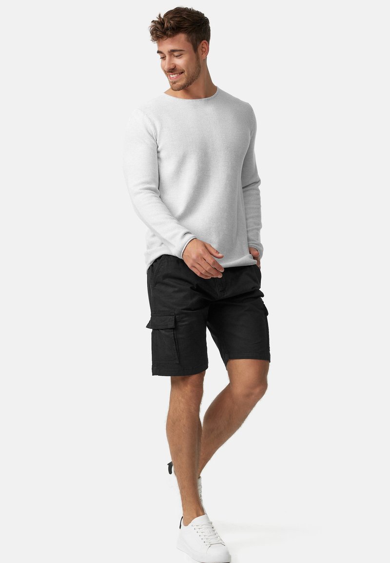 INDICODE JEANS INDICODE JEANS KINNAIRD - Shorts - black Sonderangebot