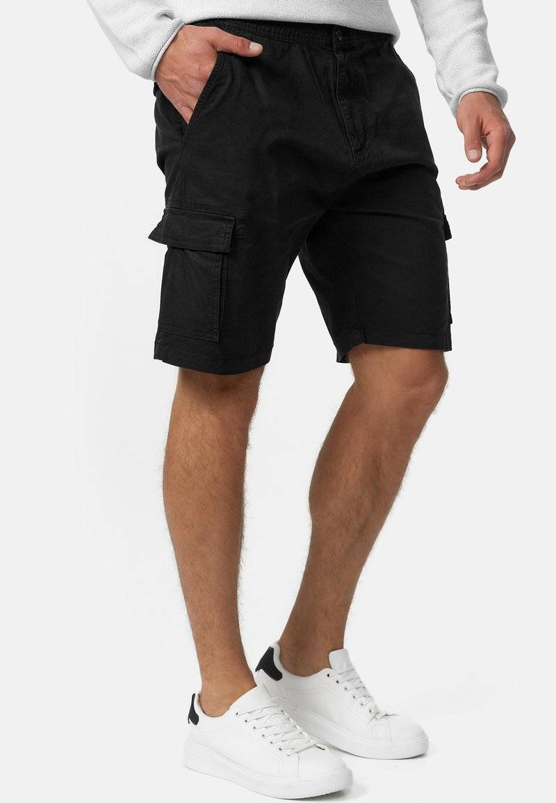 INDICODE JEANS INDICODE JEANS KINNAIRD - Shorts - black Sonderangebot
