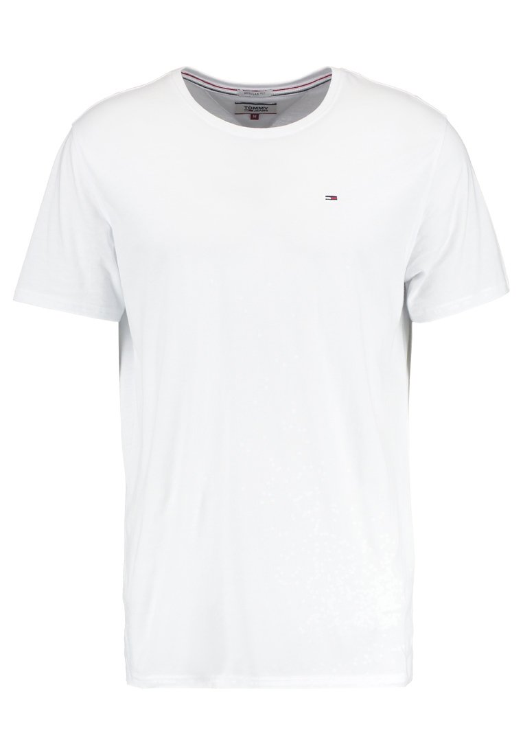 Tommy Jeans Tommy Jeans SLIM TEE - Basic T-shirt - classic white Begrenztes Angebot