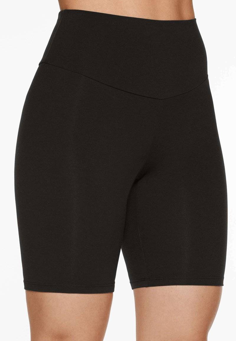 OYSHO OYSHO COMFORTLUX HIGH-RISE BIKER 20cm - Leggings - black Tägliche Deals