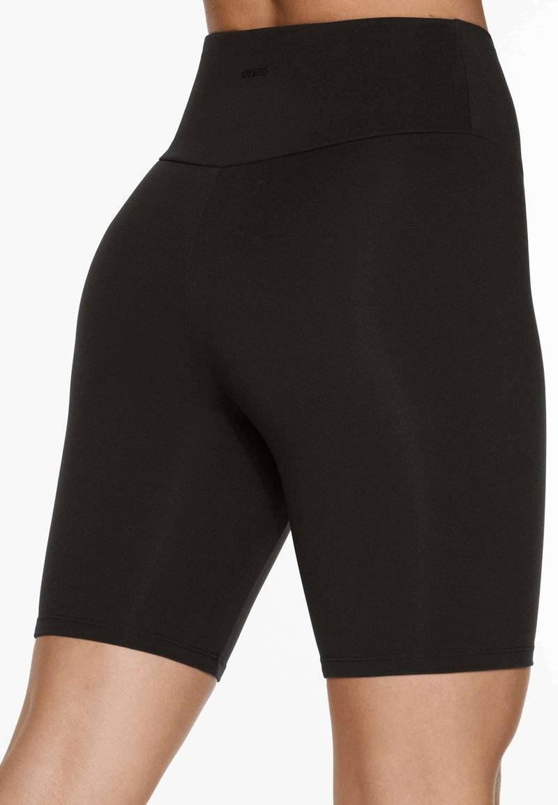 OYSHO OYSHO COMFORTLUX HIGH-RISE BIKER 20cm - Leggings - black Tägliche Deals