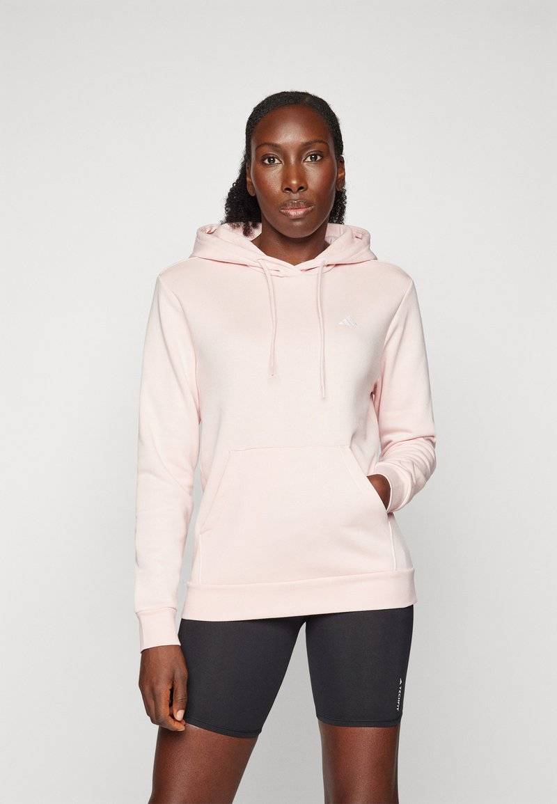 adidas Sportswear adidas Sportswear ESSENTIALS SMALL LOGO FEEL COZY HOODIE - Hoodie - sandy pink
