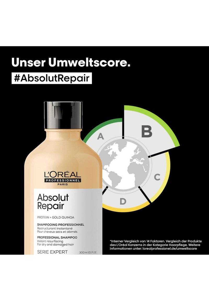 L'OREAL PROFESSIONNEL L'OREAL PROFESSIONNEL ABSOLUT REPAIR SHAMPOO FOR DRY & DAMAGED HAIR - Shampoo Kostenlose Rückgabe