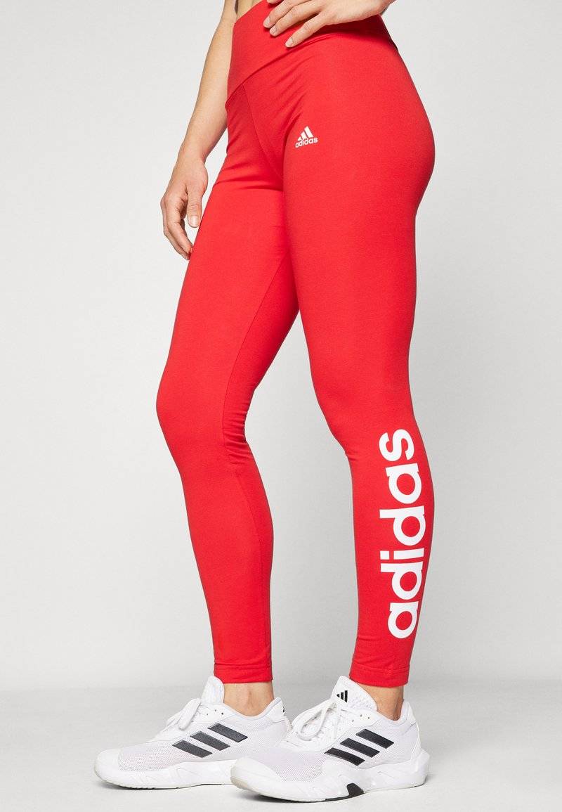 adidas Sportswear adidas Sportswear ESSENTIALS HIGH-WAISTED - Leggings - better scarlet zollfrei