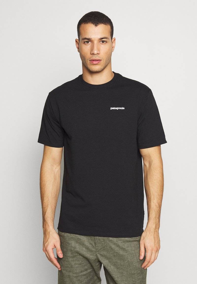 Patagonia Patagonia LOGO TEE - Print T-shirt - black Fabrikverkauf