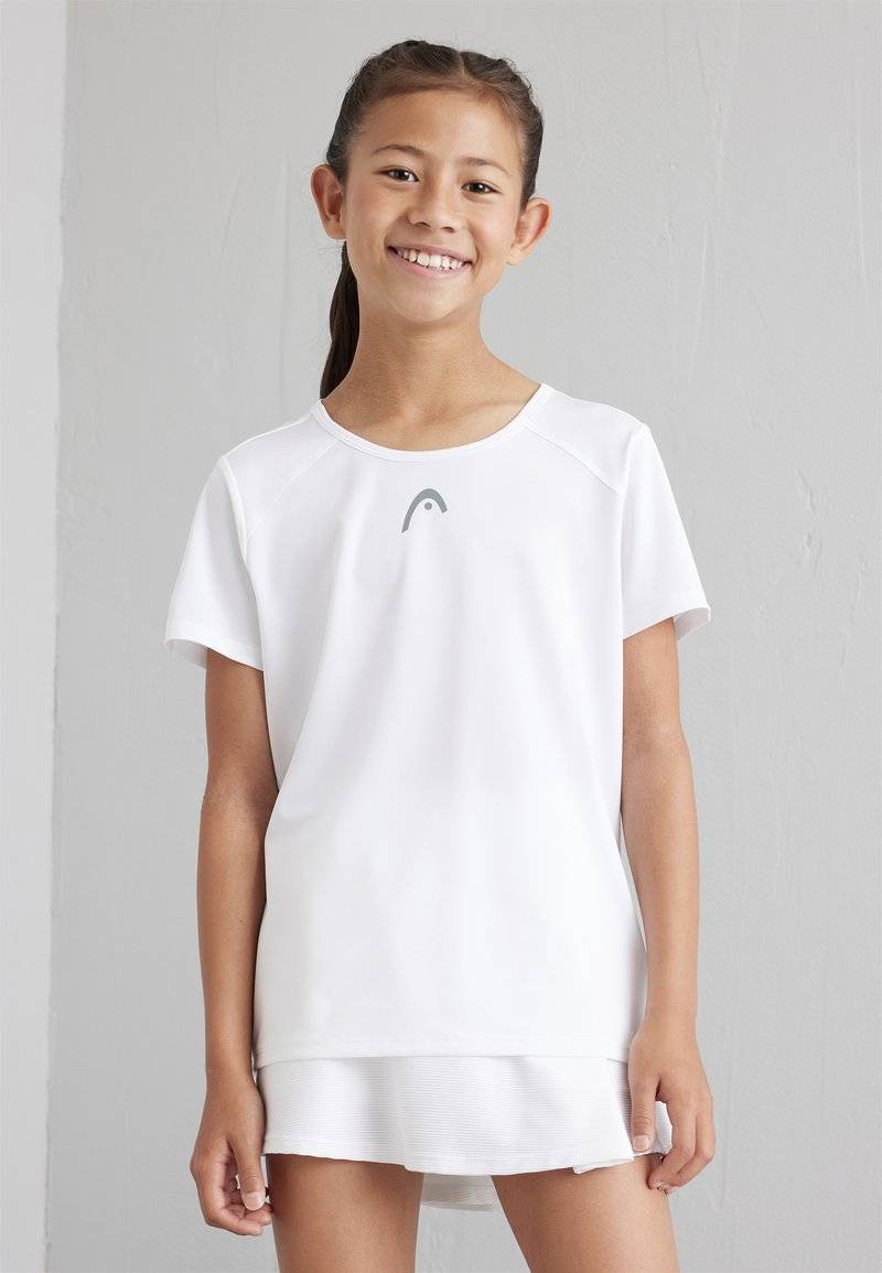 Head Head CLUB 22 TECH GIRLS - Sports T-shirt - white