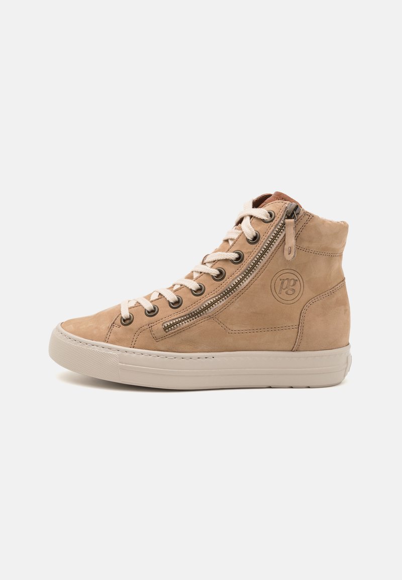 Paul Green Paul Green High-top trainers - cognac